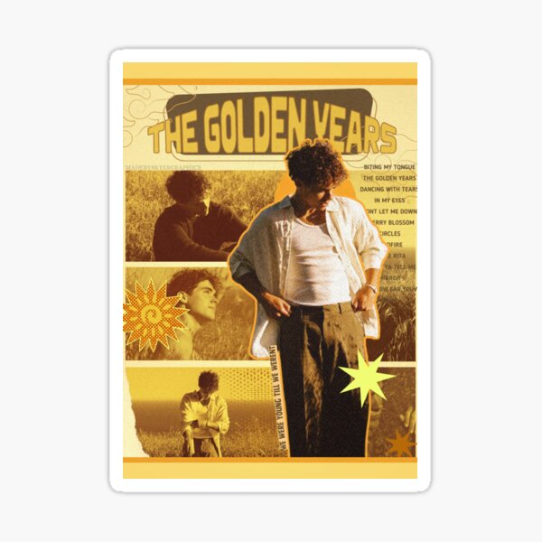Item preview, Joshua Bassett The Golden Years poster design designed and sold by byskyesgraphics.