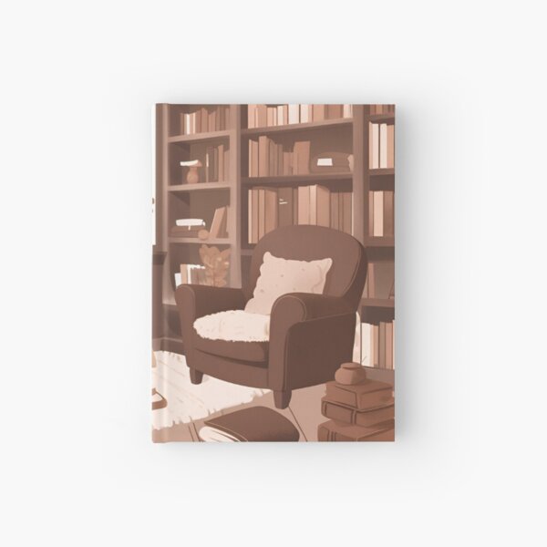 Item preview, Cozy Chocolate Brown Library designed and sold by Wildflowerfae.