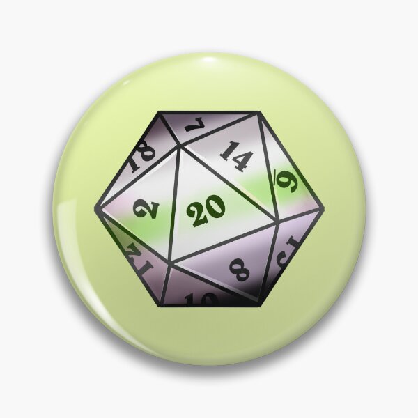 Item preview, Agender D20 | LGBTQ+ designed and sold by WaffleCreations.