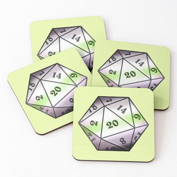 Item preview, Agender D20 | LGBTQ+ designed and sold by WaffleCreations.