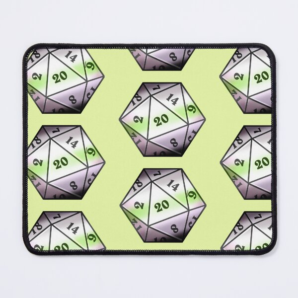 Item preview, Agender D20 | LGBTQ+ designed and sold by WaffleCreations.