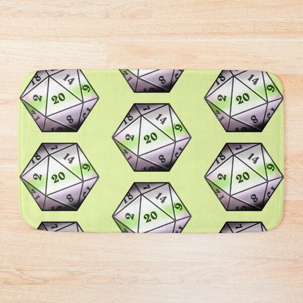 Item preview, Agender D20 | LGBTQ+ designed and sold by WaffleCreations.