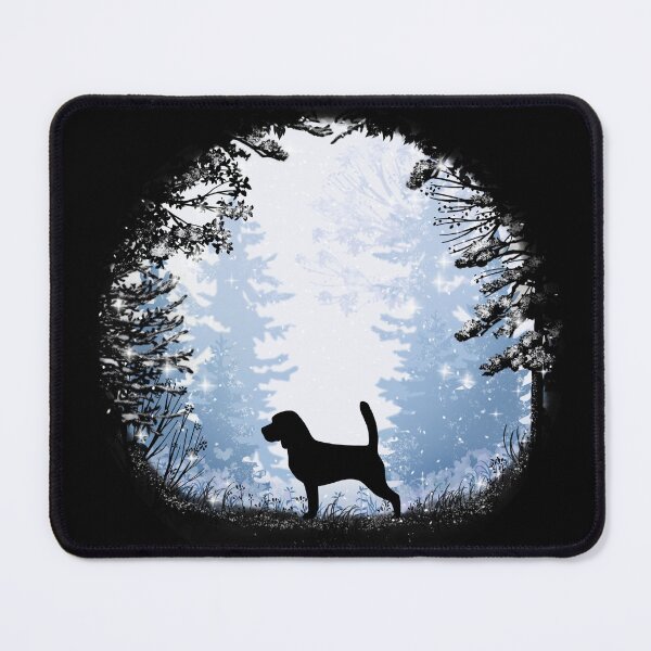 Item preview, “First Snow” Beagle designed and sold by Spinyflowerart.