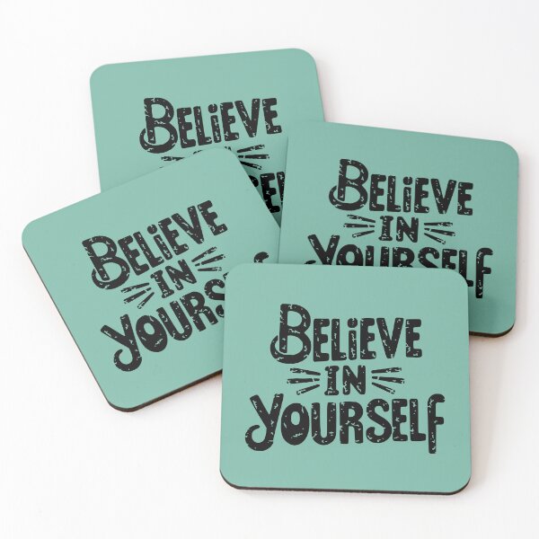 Item preview, Believe In Yourself Retro Positive Quote designed and sold by NosandEdgy.