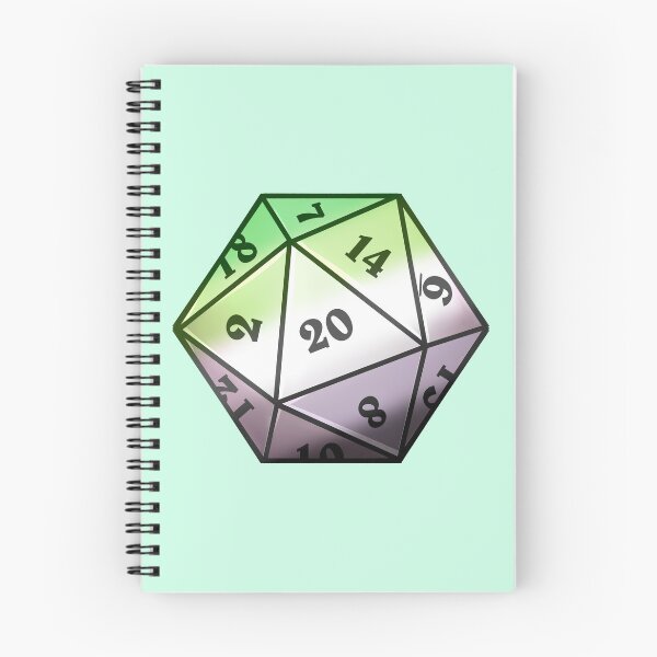 Item preview, Aro D20 | LGBTQ+ designed and sold by WaffleCreations.