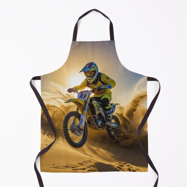 Item preview, Motocross Rider Carving the Dunes designed and sold by Skye Ryan-Evans.