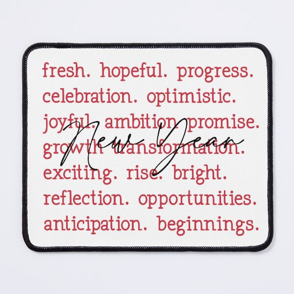 Item preview, New Years Resolution Words Typography Text designed and sold by darkskydelights.