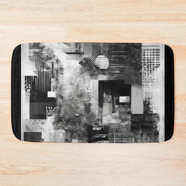 Item preview, BLACK AND WHITE GRUNGE PRINT ONE - dePace' designed and sold by mrpropcake.