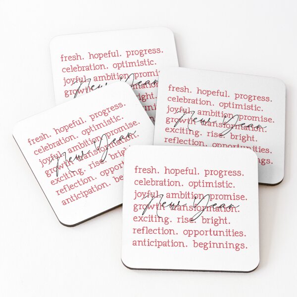 Item preview, New Years Resolution Words Typography Text designed and sold by darkskydelights.