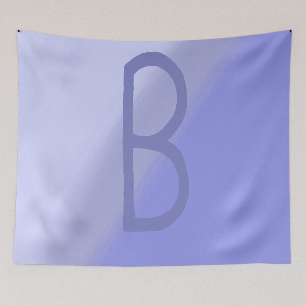 Item preview, Periwinkle B with Gradient Background designed and sold by MusicQueen17.