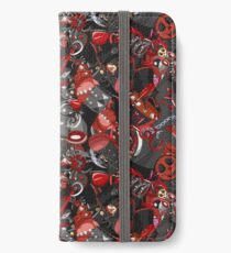 Punk Gothic pattern style iPhone Wallet/Case/Skin