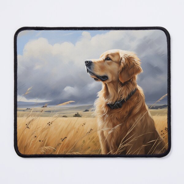 Item preview, Golden Retriever in Field designed and sold by Samuelsboro.