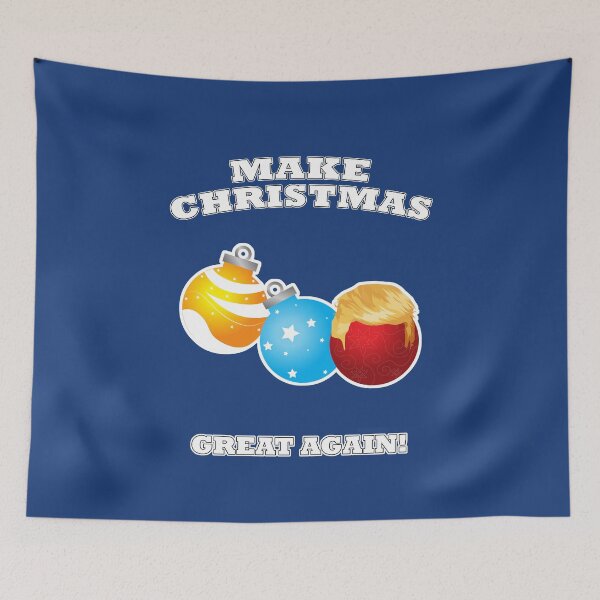 Item preview, Make Christmas Great Again Holiday Tree Ornaments Trump Hair Vance '24 Retro 2024 24 designed and sold by arcadetoystore.