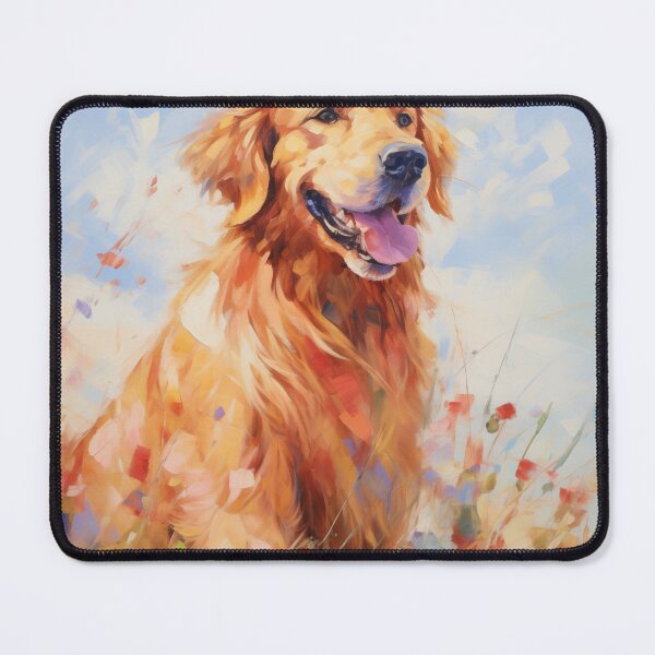 Item preview, Golden Retriever with Flowers designed and sold by Samuelsboro.