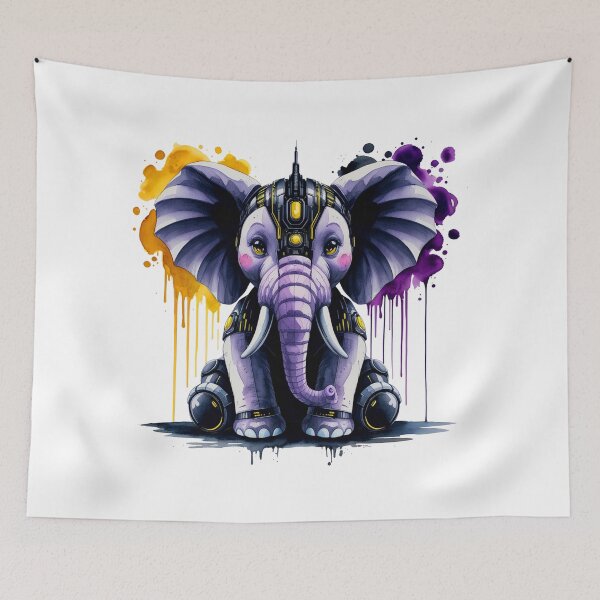 Item preview, Cyber Pachyderm designed and sold by uapparel.