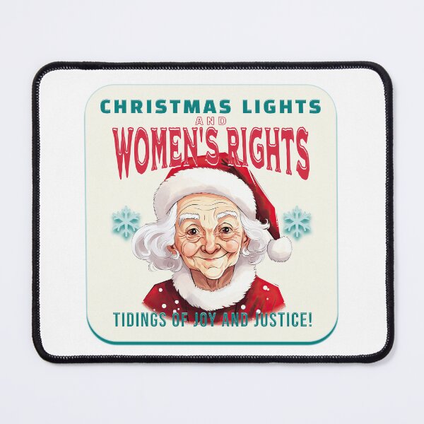 Item preview, Christmas lights and Women's Rights designed and sold by KimRG.