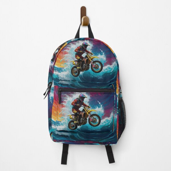 Item preview, Motocross Rider Racing the Waves designed and sold by Skye Ryan-Evans.