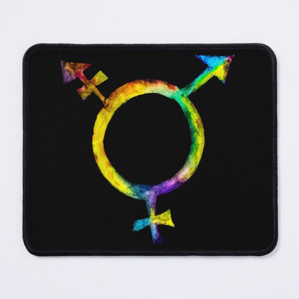 Item preview, Transgender symbol in random colour designed and sold by stitchling.