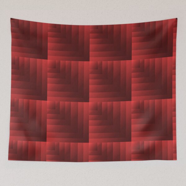 Item preview, Patrón de tejas rojas designed and sold by TheMenagerieM.