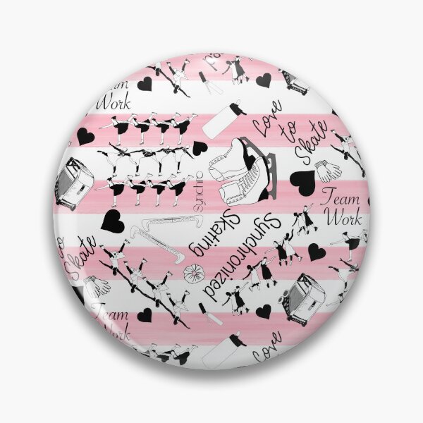 Item preview, Synchronized Skating Black and White, Striped Design designed and sold by Purposely Designed.