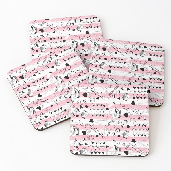 Item preview, Synchronized Skating Black and White, Striped Design designed and sold by Purposely Designed.