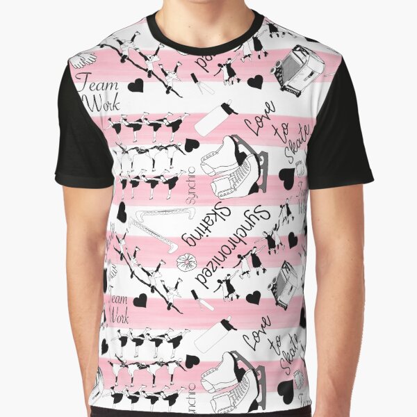 Item preview, Synchronized Skating Black and White, Striped Design designed and sold by PD-Skating.