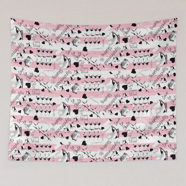 Item preview, Synchronized Skating Black and White, Striped Design designed and sold by Purposely Designed.