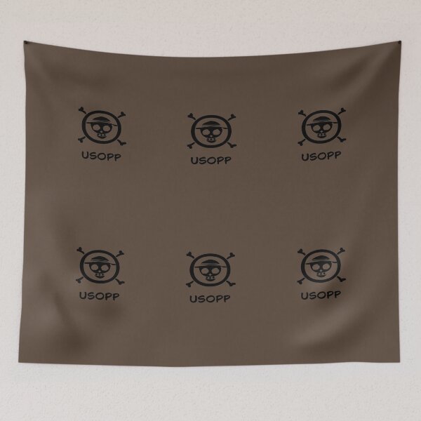 Item preview, Usopp - One Piece Anime Jolly Roger Design designed and sold by RainbowDoveShop.