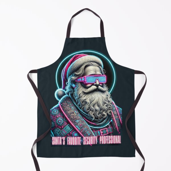 Item preview, Santa's Cyber Security Professional Neon Holiday designed and sold by Victor Shadehorn.