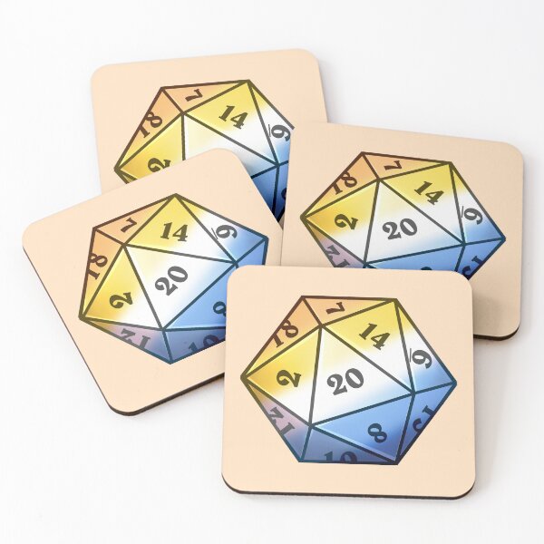 Item preview, Aroace D20 | LGBTQ+ designed and sold by WaffleCreations.
