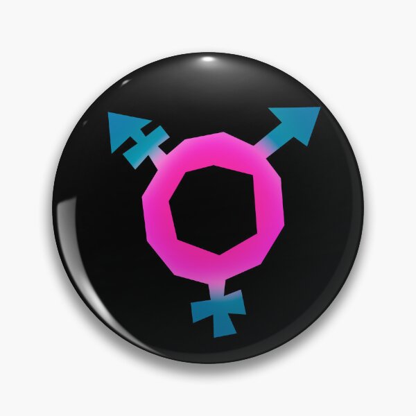 Item preview, Transgender symbol in traditional colours designed and sold by stitchling.