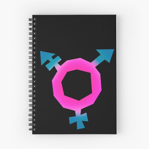 Item preview, Transgender symbol in traditional colours designed and sold by stitchling.