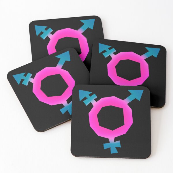 Item preview, Transgender symbol in traditional colours designed and sold by stitchling.
