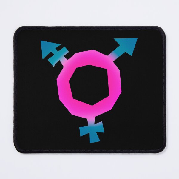Item preview, Transgender symbol in traditional colours designed and sold by stitchling.
