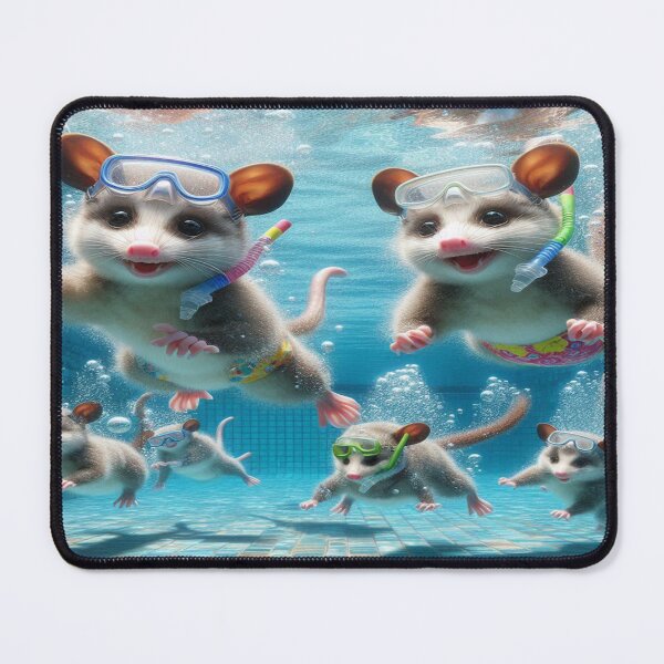 Item preview, Playful Possums Underwater Adventure designed and sold by Naomi Gutierrez Parrish.