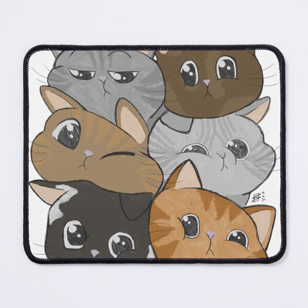 Item preview, Purr-fectly Piled - white background designed and sold by Art_by_Pho3nix.