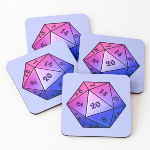 Item preview, Bi D20 | LGBTQ+ designed and sold by WaffleCreations.
