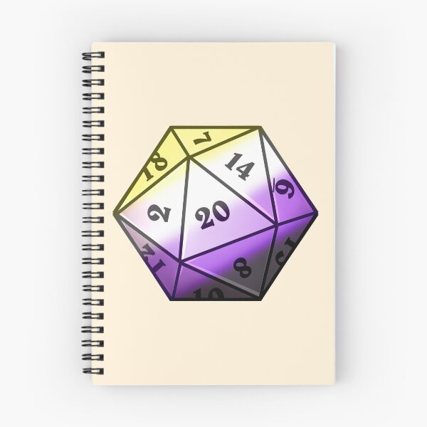 Item preview, Enby D20 | LGBTQ+ designed and sold by WaffleCreations.