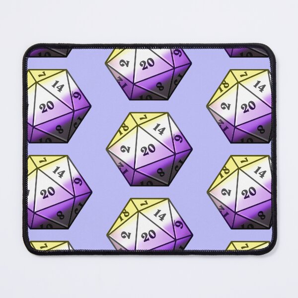 Item preview, Enby D20 | LGBTQ+ designed and sold by WaffleCreations.