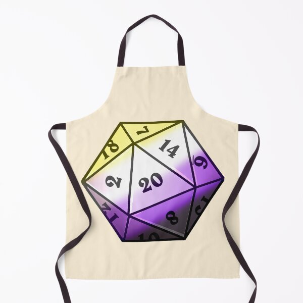 Item preview, Enby D20 | LGBTQ+ designed and sold by WaffleCreations.