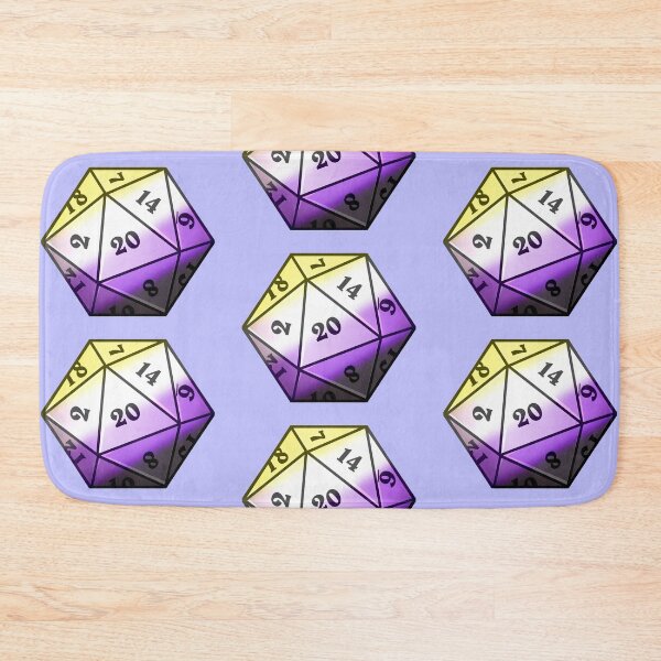 Item preview, Enby D20 | LGBTQ+ designed and sold by WaffleCreations.