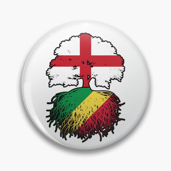 Item preview, Congo Congolese English England Tree Roots Flag designed and sold by FlagX.