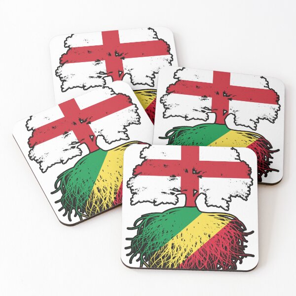 Item preview, Congo Congolese English England Tree Roots Flag designed and sold by FlagX.
