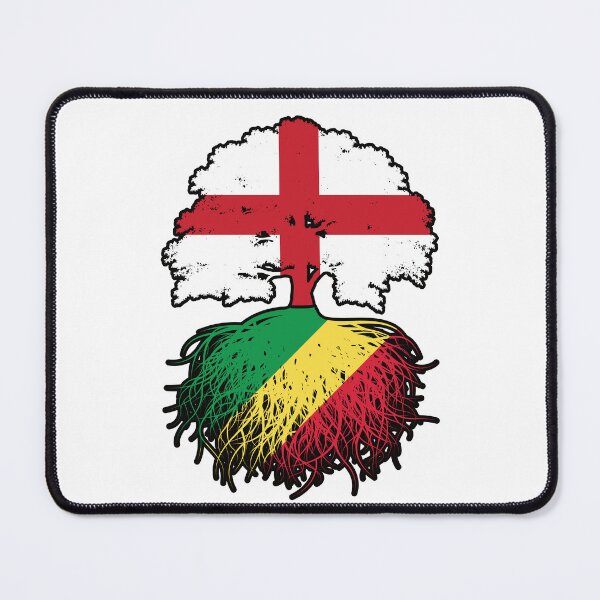 Item preview, Congo Congolese English England Tree Roots Flag designed and sold by FlagX.