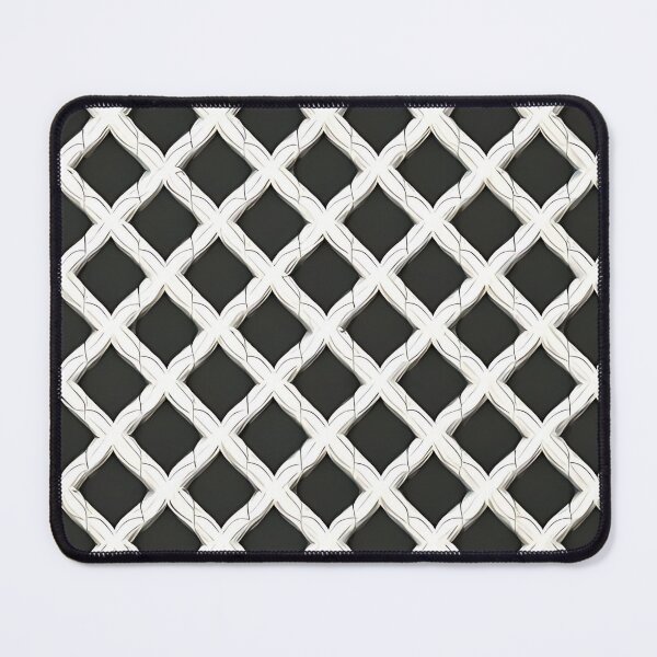 Item preview, White Hatch Pattern designed and sold by Zenvo.