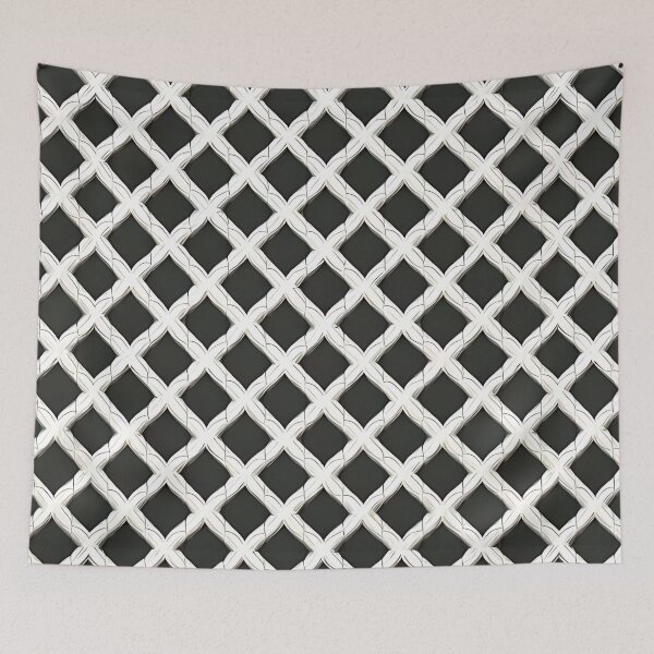 Item preview, White Hatch Pattern designed and sold by Zenvo.