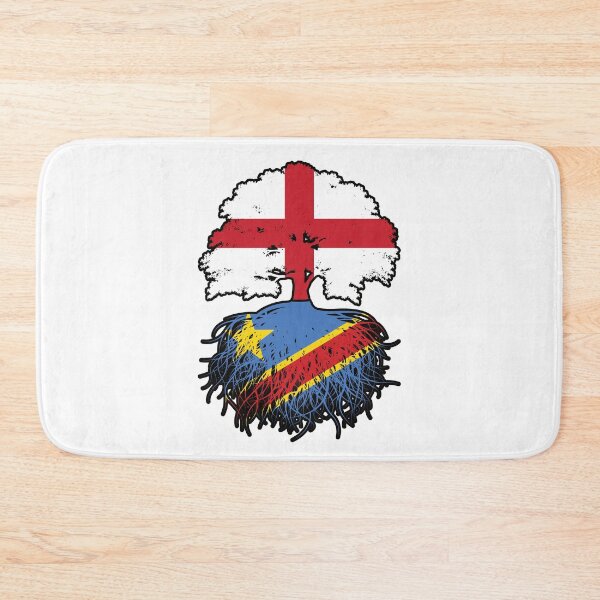 Item preview, Congo Congolese English England Tree Roots Flag designed and sold by FlagX.