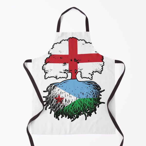 Item preview, Djibouti Djiboutian English England Tree Roots Flag designed and sold by FlagX.