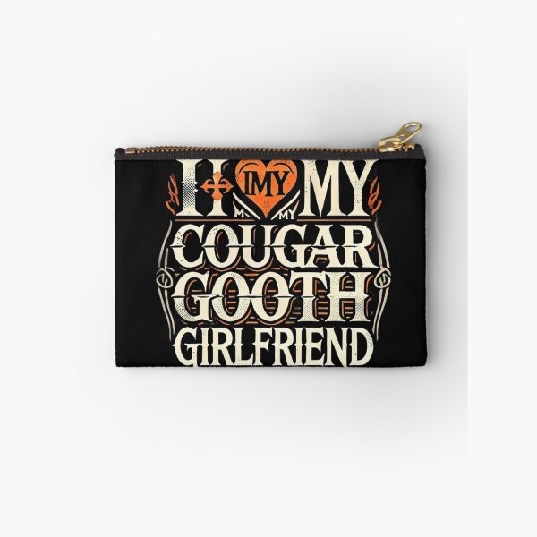 Item preview, I Love My Cougar Goth Girlfriend I Heart My Cougar Goth GF  designed and sold by SztylishDesigns.