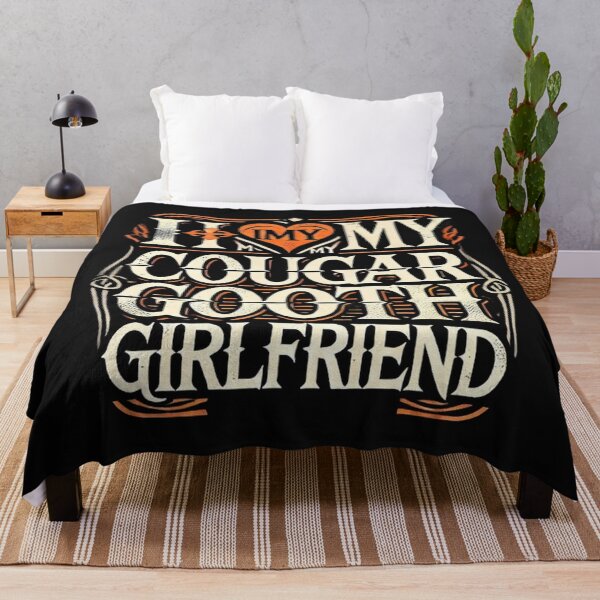 Item preview, I Love My Cougar Goth Girlfriend I Heart My Cougar Goth GF  designed and sold by SztylishDesigns.